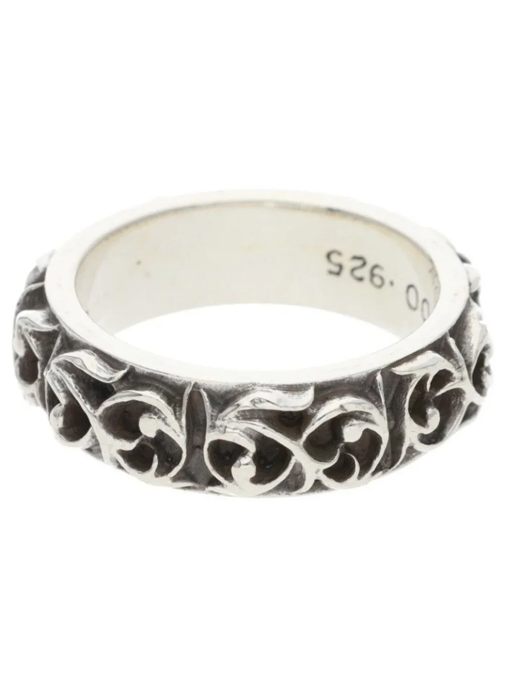 Chrome Hearts Etrnity Vine Band Eternity Silver Ring